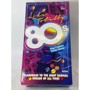Buffalo Games LIKE TOTALLY 80's Pop Culture Trivia Game Party Game